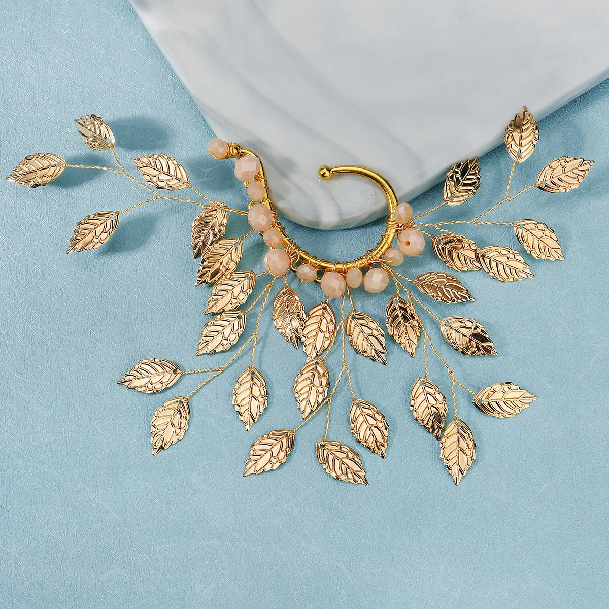 Luxus Königin Ohr Knochen Clip Exquisite Strass Kristall Ohrringe Party Braut Schmuck Zubehör Für Frauen Wichtige Anlass – Detail 6