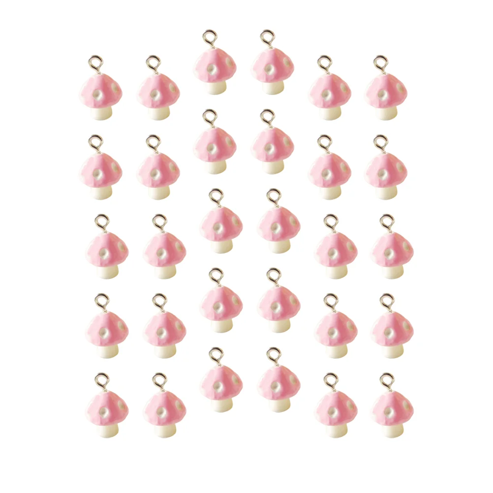 30st kralen diy glazen paddestoel hangers bedels sieraden maken bevindingen knutselen mini fruit kind