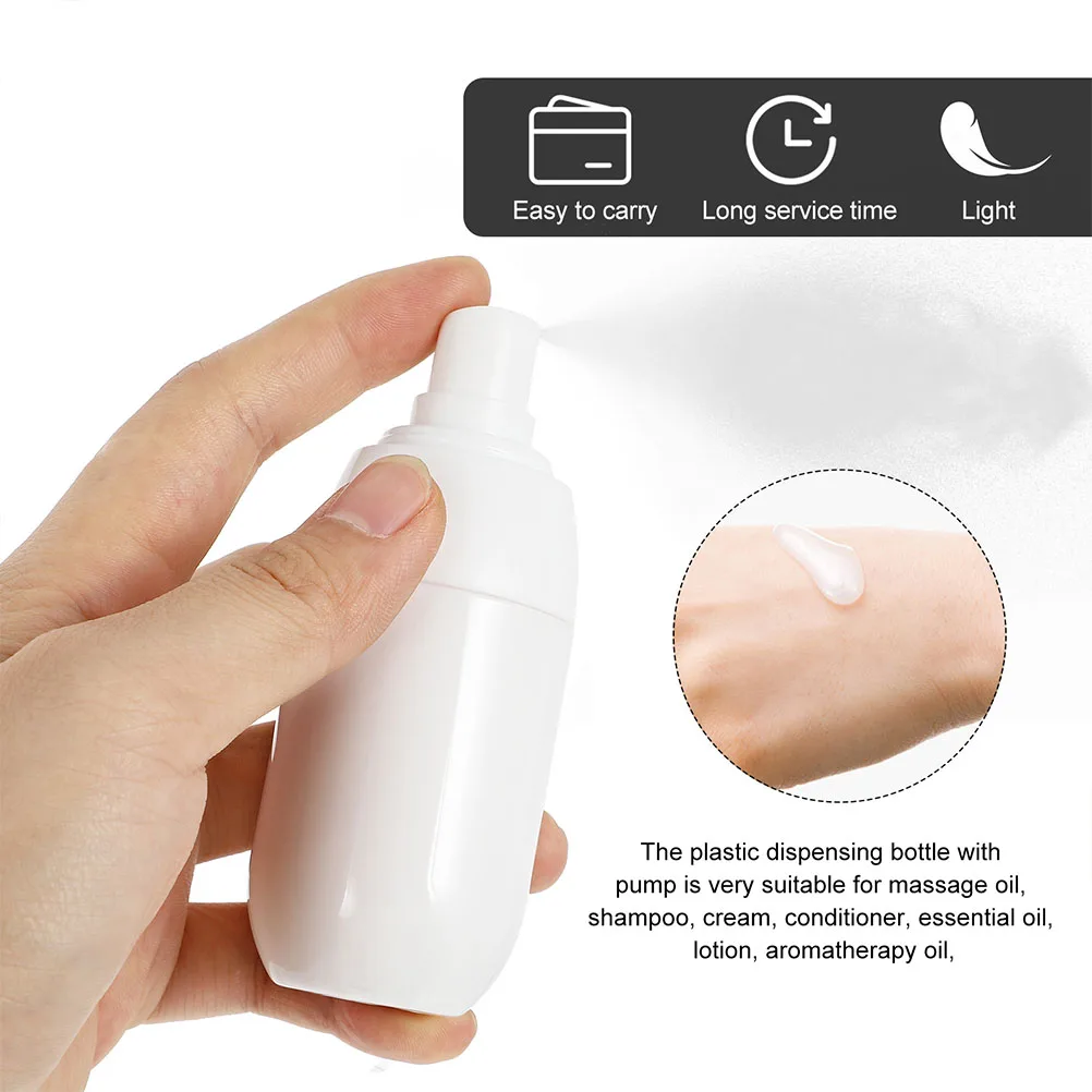 

Push Type Lotion Bottle Dispenser Container Travel Portable Plastic Shampoo Cream Practical Shower