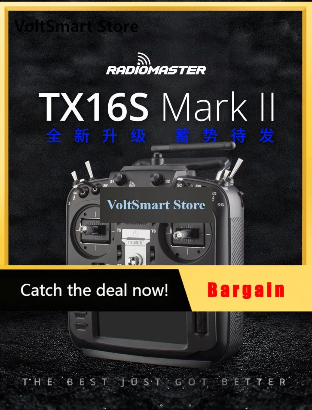 VoltSRadioMaster TX16S MKII V4.0 Hall Gimbals ELRS JP4IN1 Transmitter Remote Control Multi-protocol OpenTX And EdgeTX