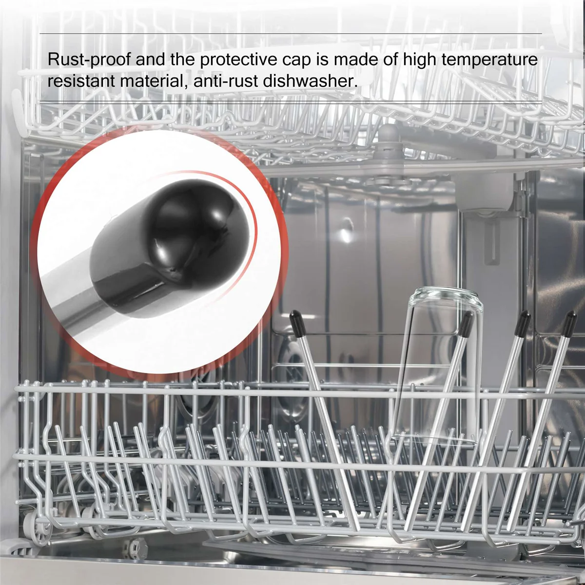 Inserto para lavavajillas compatible con botellas Sodastream, portabotellas universal adecuado para todos los lavavajillas estándar