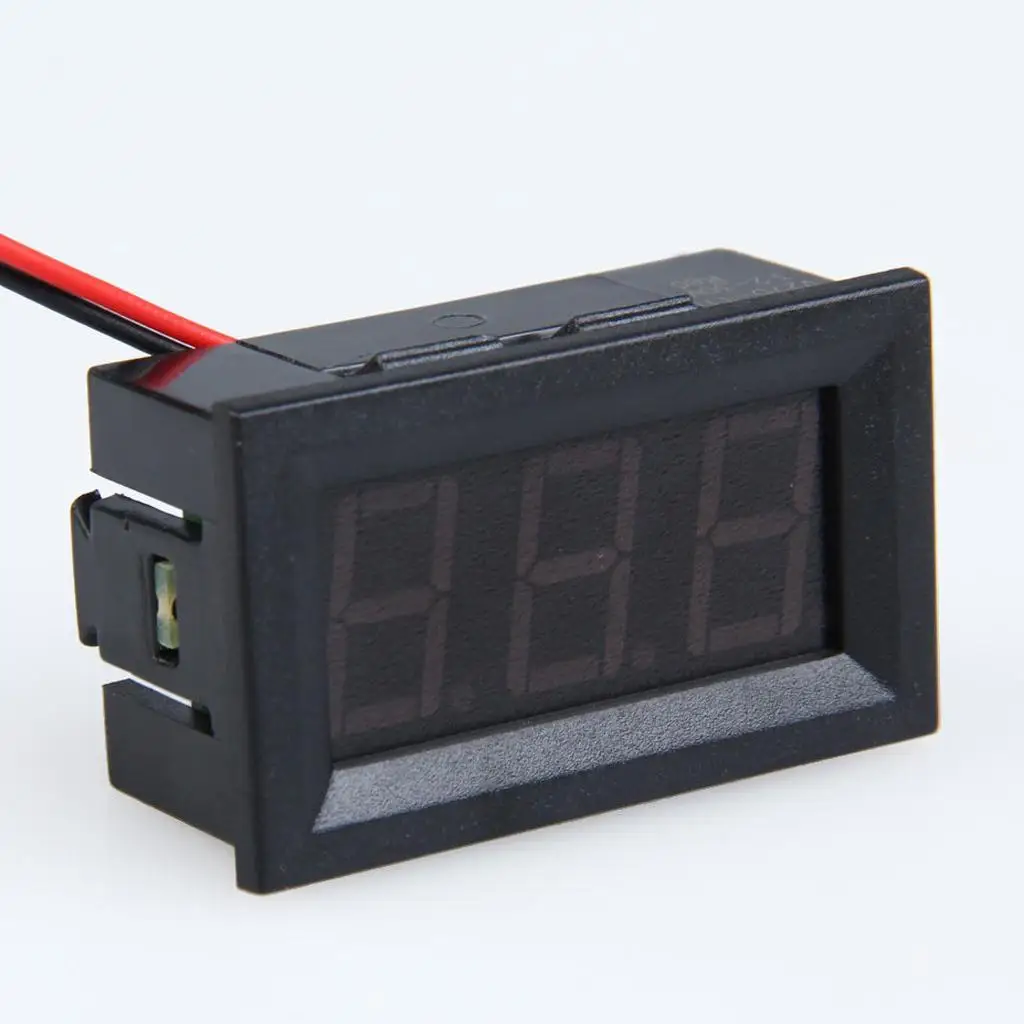 DC Volt Meter 0.56 Inch Red LED Voltage Panel Meter Display for Automotive and DIY Projects