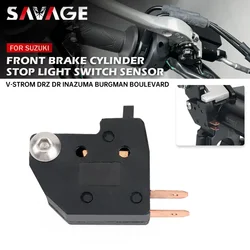 For SUZUKI V-Strom 650 1000 DRZ400 Inazuma Burgman Boulevard M109R Intruder Marauder Front Brake Stop Light Switch Sensor