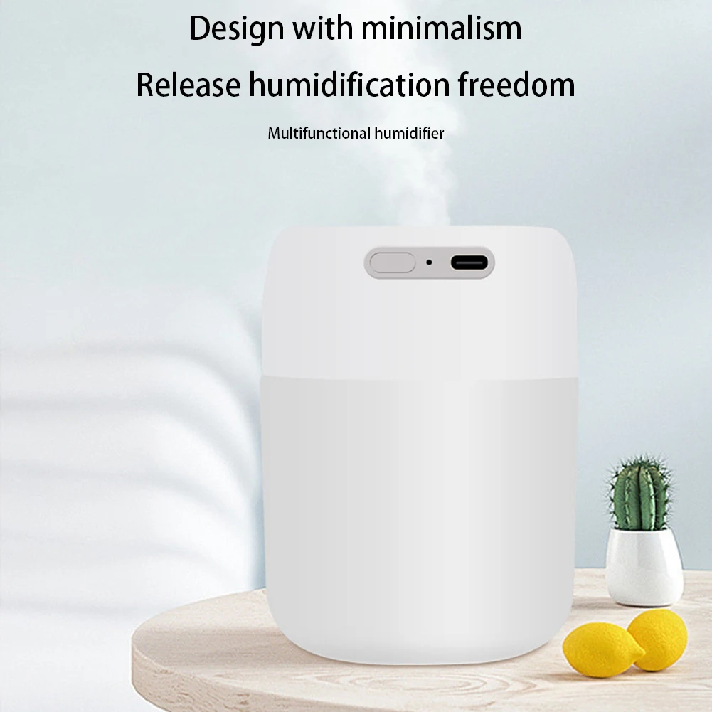 popular Mini Air Humidifier 220ML Aroma Essential Oil Diffuser Super Quiet USB Fogger Mist Maker for Home Car Pink