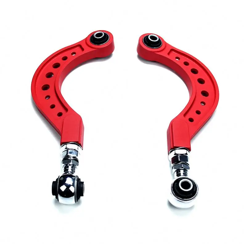 Traction Bar Red for Volkswagen Sagitar magutan Touran Tiguan CC Passat Rear Adjustable CAMBER Control Arm Kit Suspension