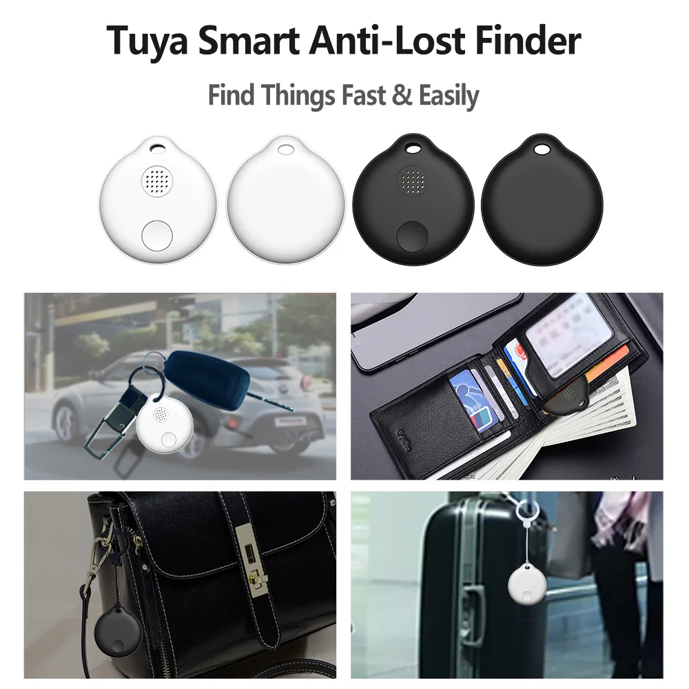 Neue Tuya Smart Bluetooth Alarm Anti-Handy verloren Brieftasche Schlüssel Zwei-Wege-Anti-Lost-Alarm-Ausrüstung, um Dinge zu finden