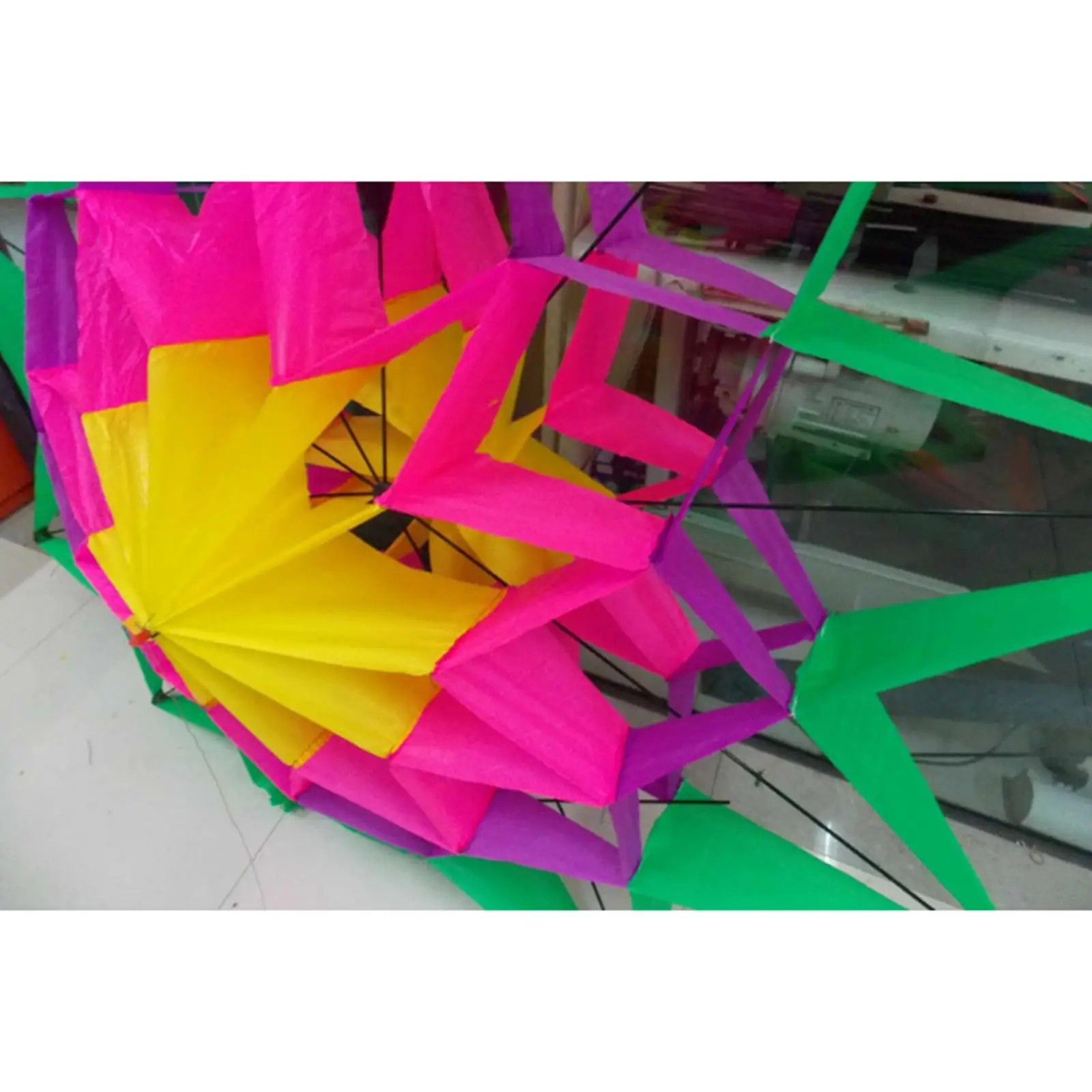 3차원 연 3D 아름다운 꽃 색깔 연 손으로 만든 소년을 위한 비행