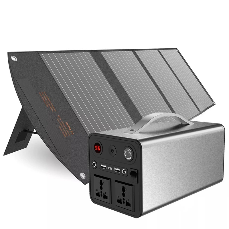 

Solar Generator Portable Solar Power Station 110V 220V Power Inverter 300W Outdoor Camping Tent Energy Storage Power Supply