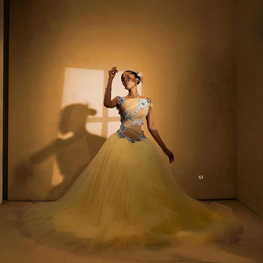 Light Yellow Prom D… - image