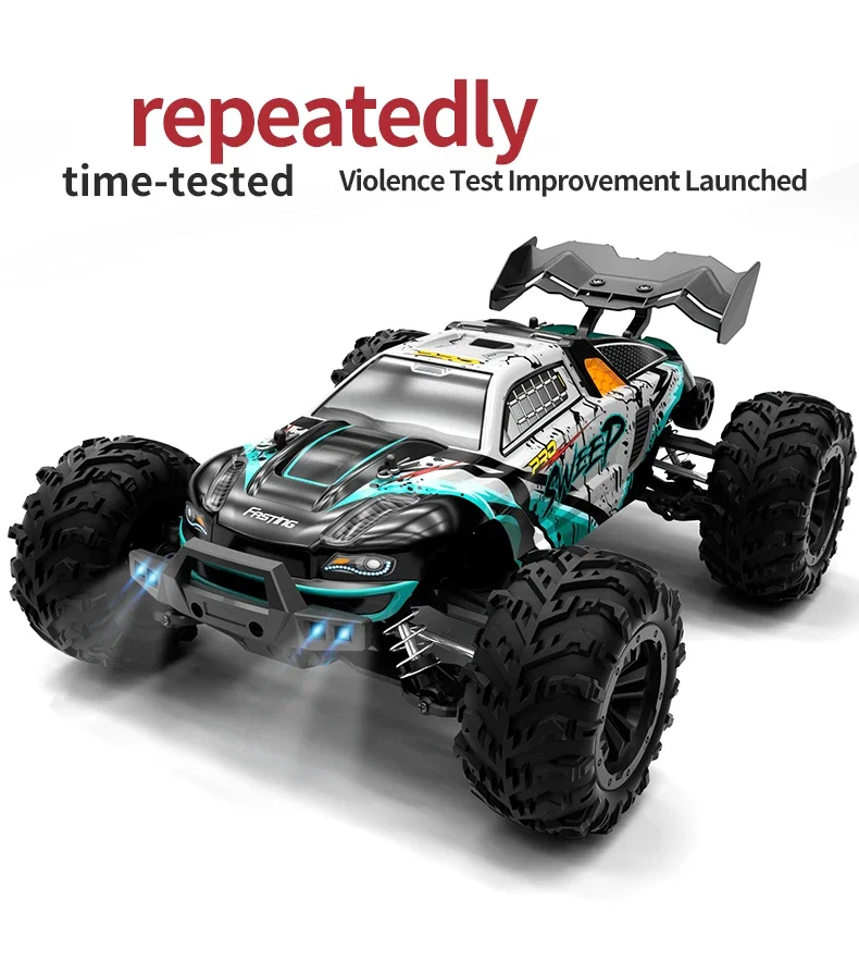 

1:16 Professional Remote Control Cars 70KM/H Or 50KM/H 4WD RC Car With LED High Speed Drift Monster 4x4 Truck for Kids vs Wltoys