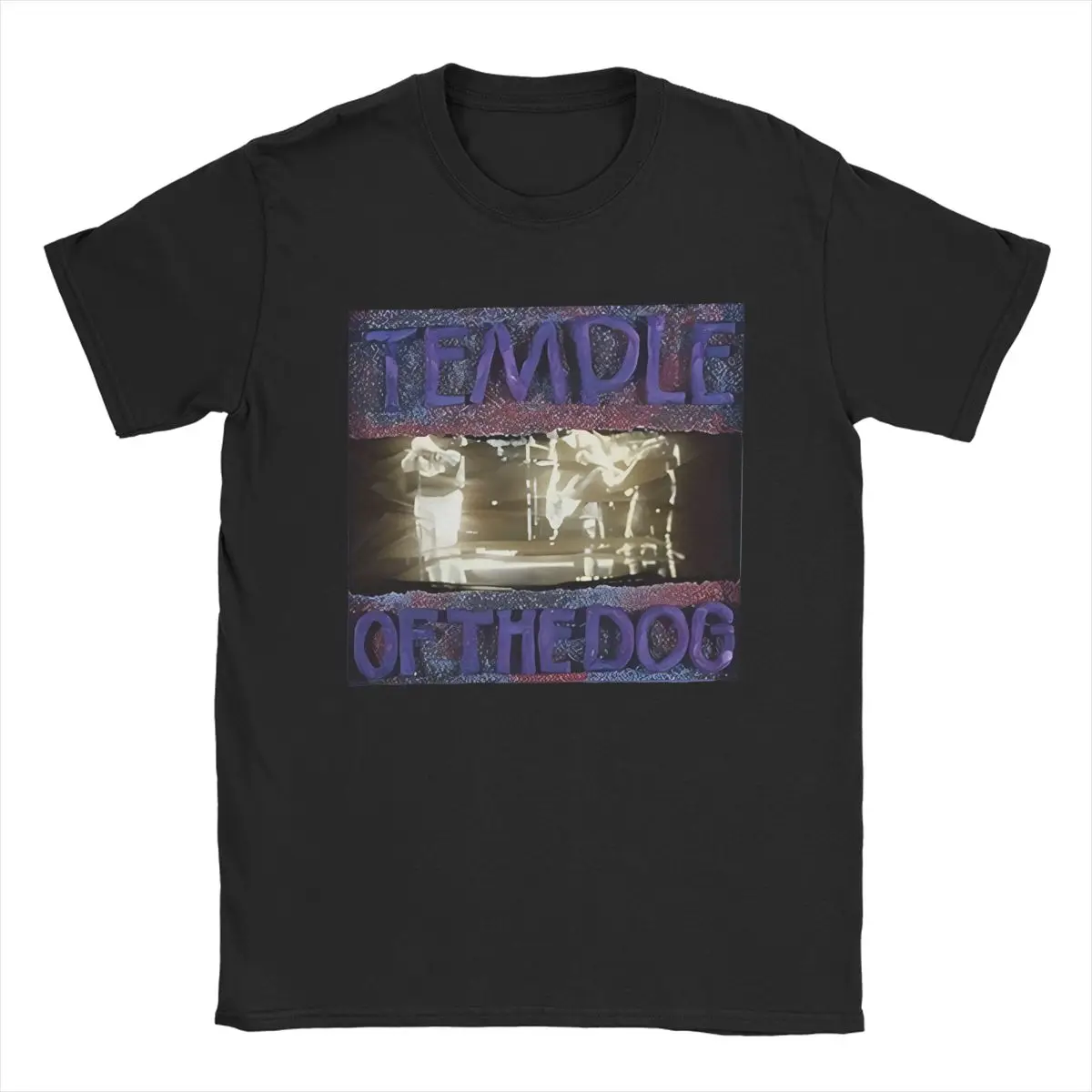 TEMPLE OF THE DOG Rock Band Outfits T-Shirts Men Women Funny Pure Cotton Graphic Printed Clothing