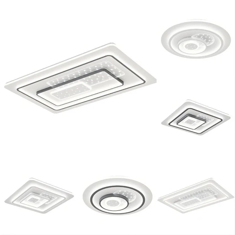 

New creative living room cream wind super bright full spectrum eye protection bedroom ceiling light