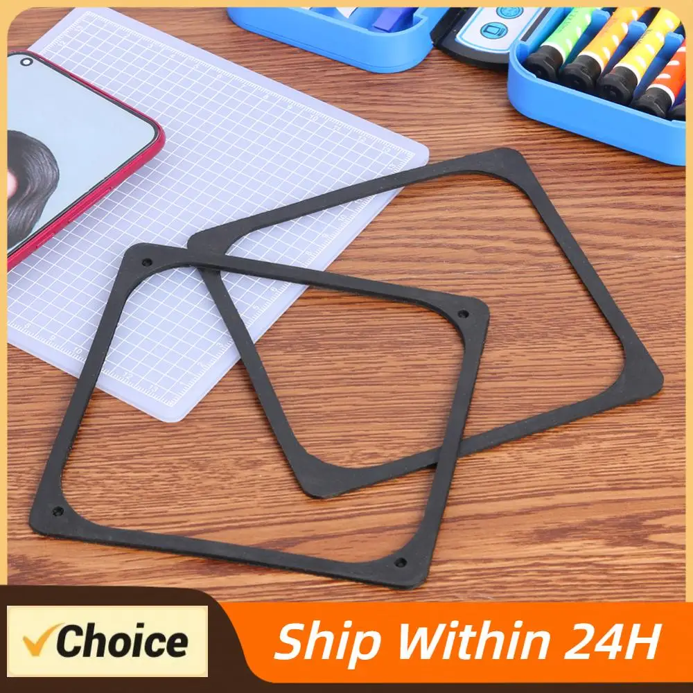 120x120mm Anti Vibration Silicone Rubber Fan Gasket for Computer Case Fan 2 Pack