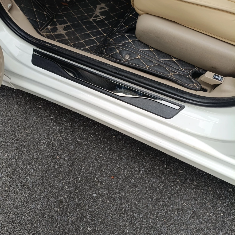 For Geely EX5 EX 5 2022-2026 2027 Car Door Sill Welcome Pedal Adhesive Threshold Protector ABS Steel Anti-Scratch Auto Accessory