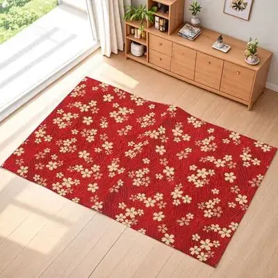 

Gold Foil Flower Book Cover Stylish Cloth Protector For School Creative Decorative Notebook Sleeve Book Decor For Student