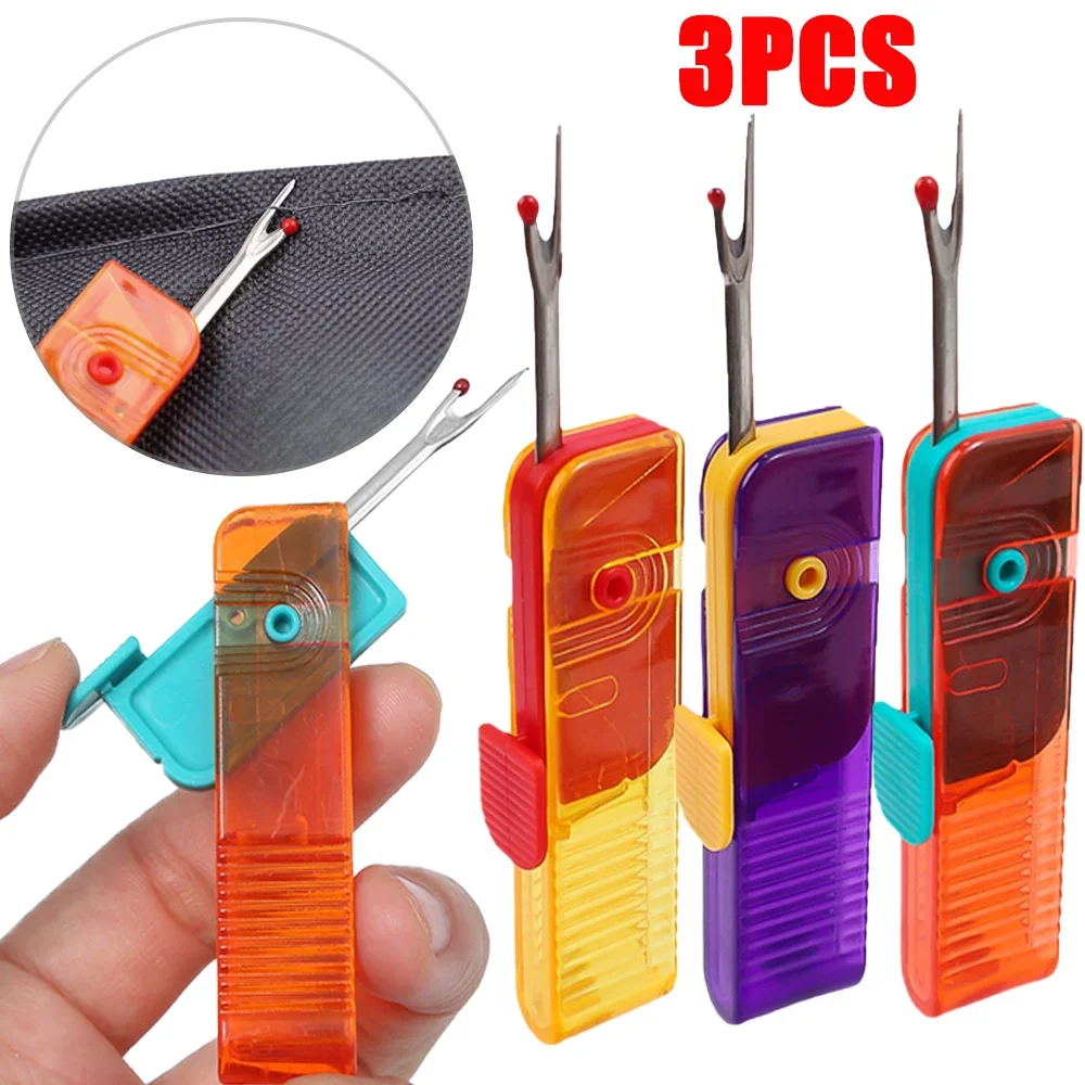 1/3PCS Sewing Seam Ripper Kit Stitch Thread Unpicker Embroidery Thread Remover Tool for DIY Household Sewing Accessory Supplies