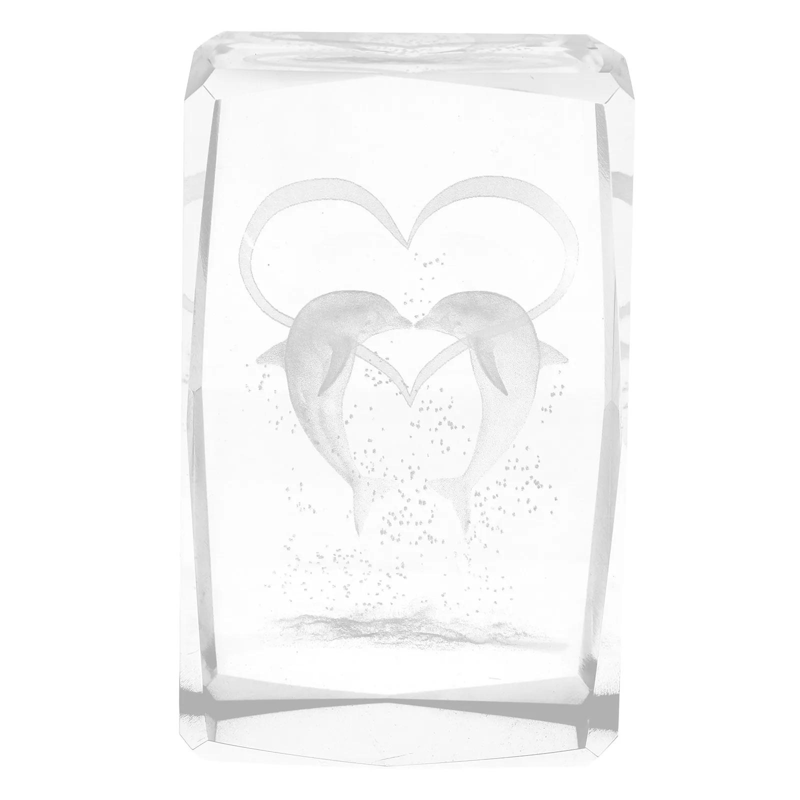 Glass Dolphin Ornament – Creative Desktop & Office Decor for Home, Desk, Shelf, Housewarming Gift