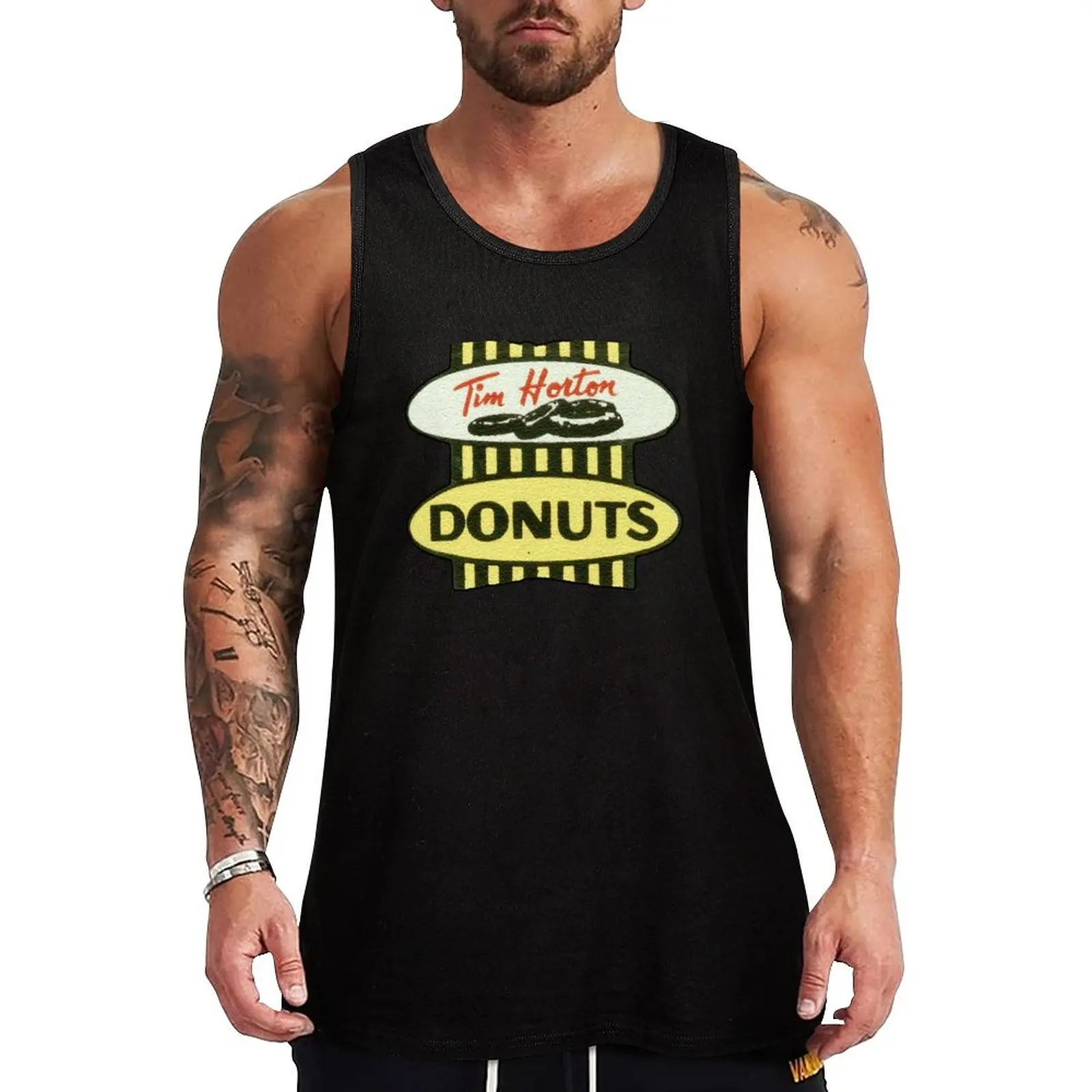 

Tim Horton's OG Tri-blend Tank Top Plain Basic Tank Top Cotton Soft Sleeveless Tee