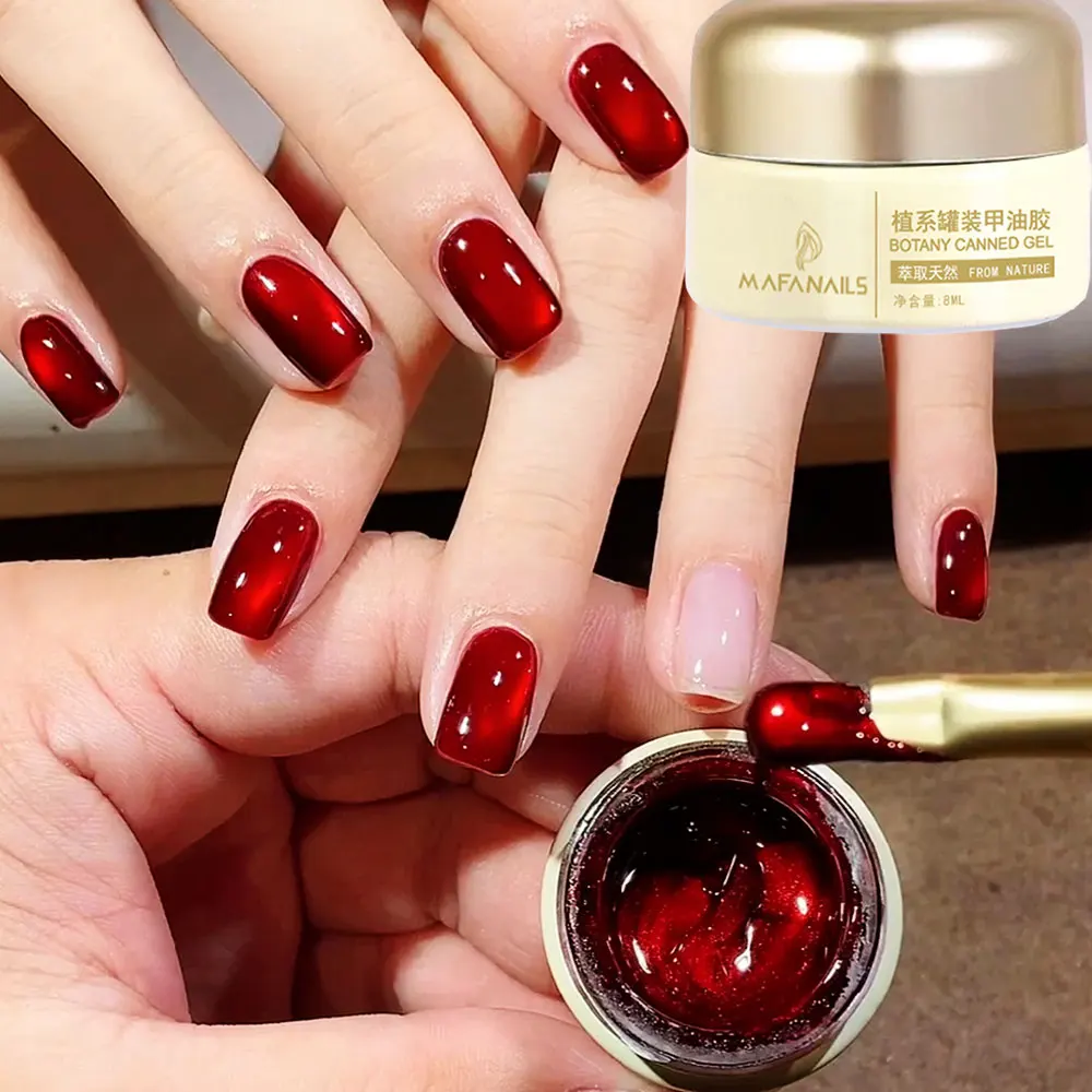 

8 мл Blood Red Crystal Cat Eye Гель-лак для ногтей с блестками Голографический магнит Лак для ногтей Светоотражающий рубиновый полупрозрачный УФ-гель для ногтей Y2K