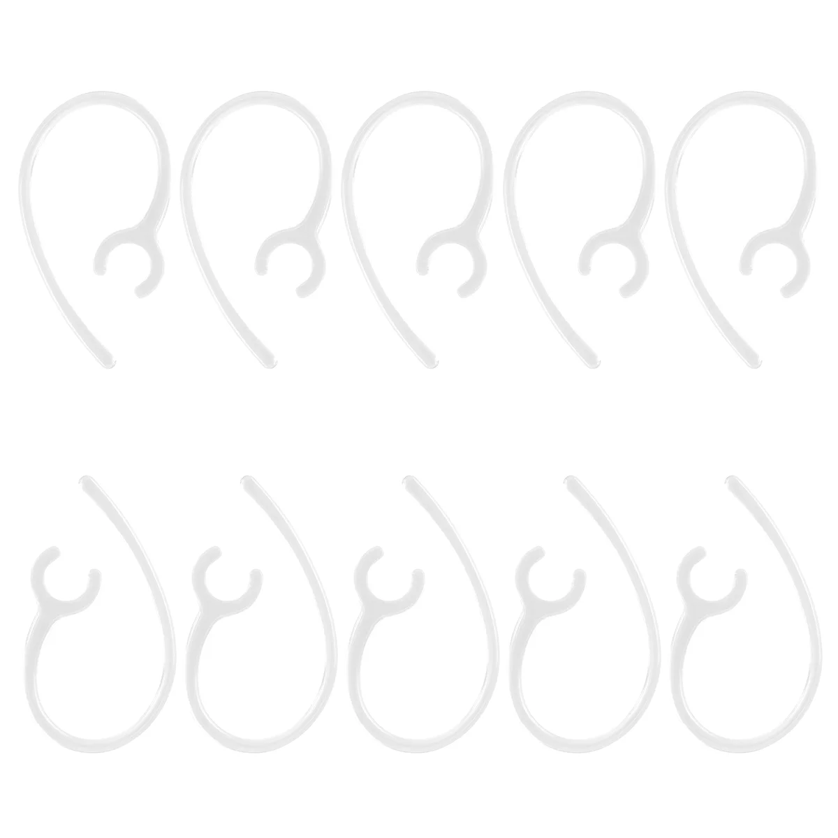 10 Pcs Universal Small Hanging Clamp Earphone Ear Hook Clip Replacement 85mm(Random Color) ear hook replacement