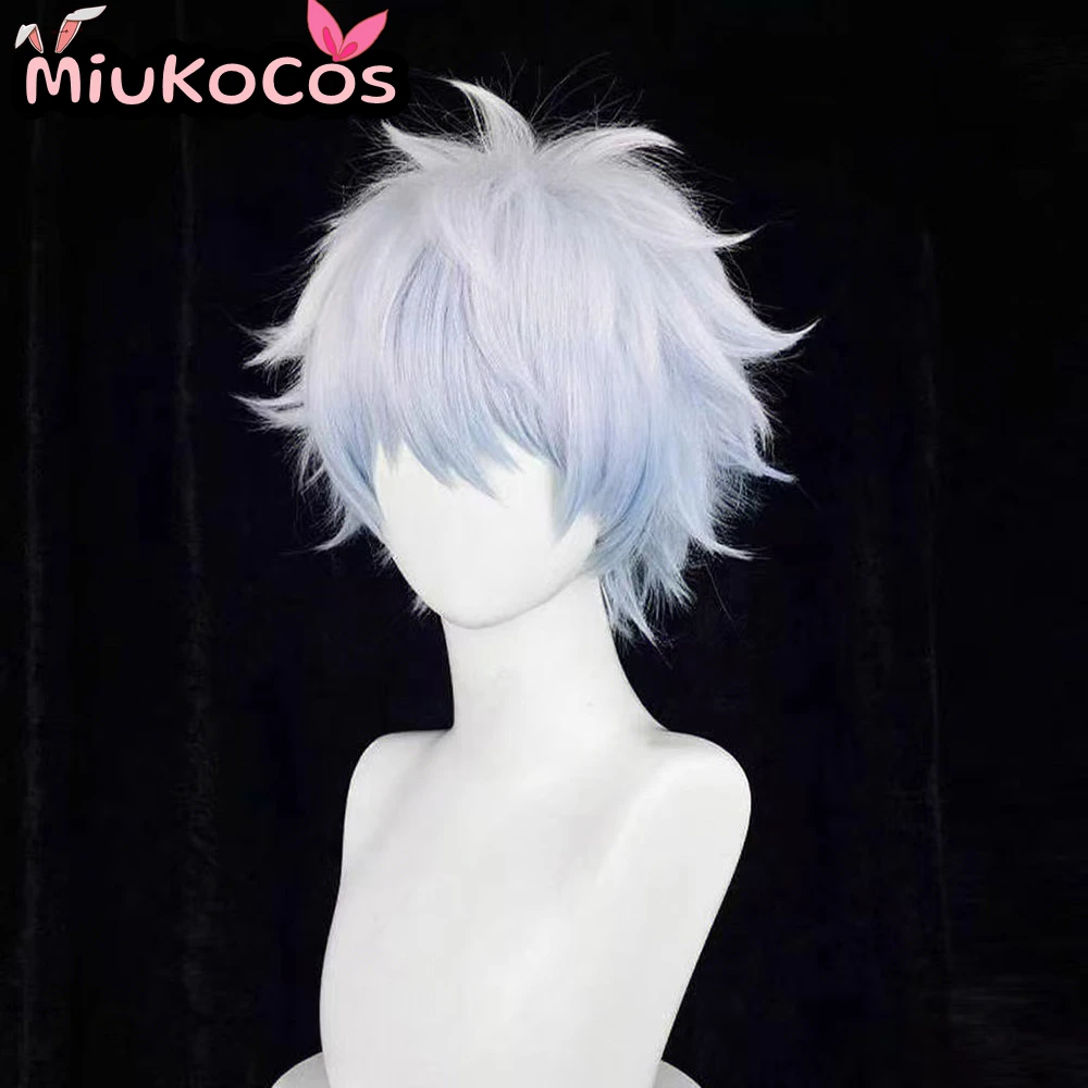 IN STOCK プロフィール Gintoki Sakata Cosplay Wig MiukoCosplay Anime Gintama Cosplay