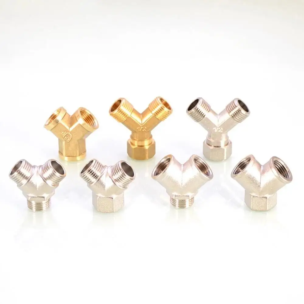 Переходник для соединителя 3-ходовой трубной фитинги «Y» 1/2/5 шт. Латунь 1/2 Переходник для соединителя 3-ходовой трубной фитинги «Y» 1/2/5 шт. Латунь 1/2