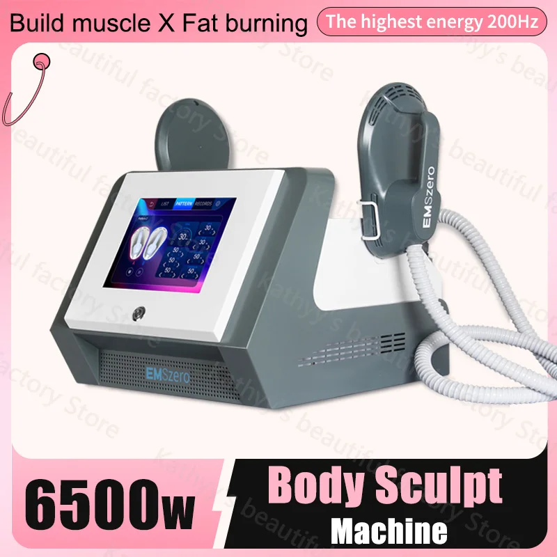 EMSzero Neo Body Sculpting Machine Shaping 6500W 200hz EMS Radio Frequency RF Muscle Stimulator Device