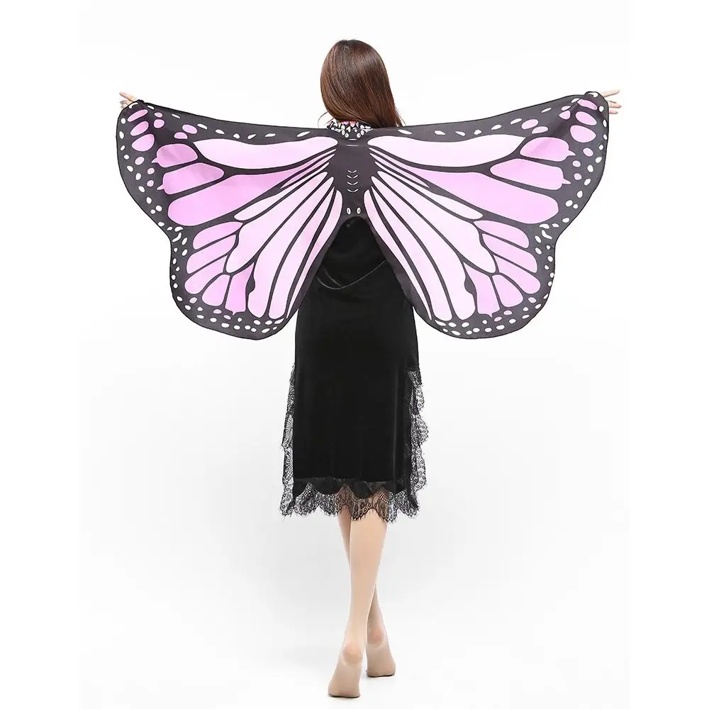 Fashion Cosplay Accessory Fairy Party Favor Butterfly Wings Shawl Cloak Butterfly Costume Butterfly Scarf