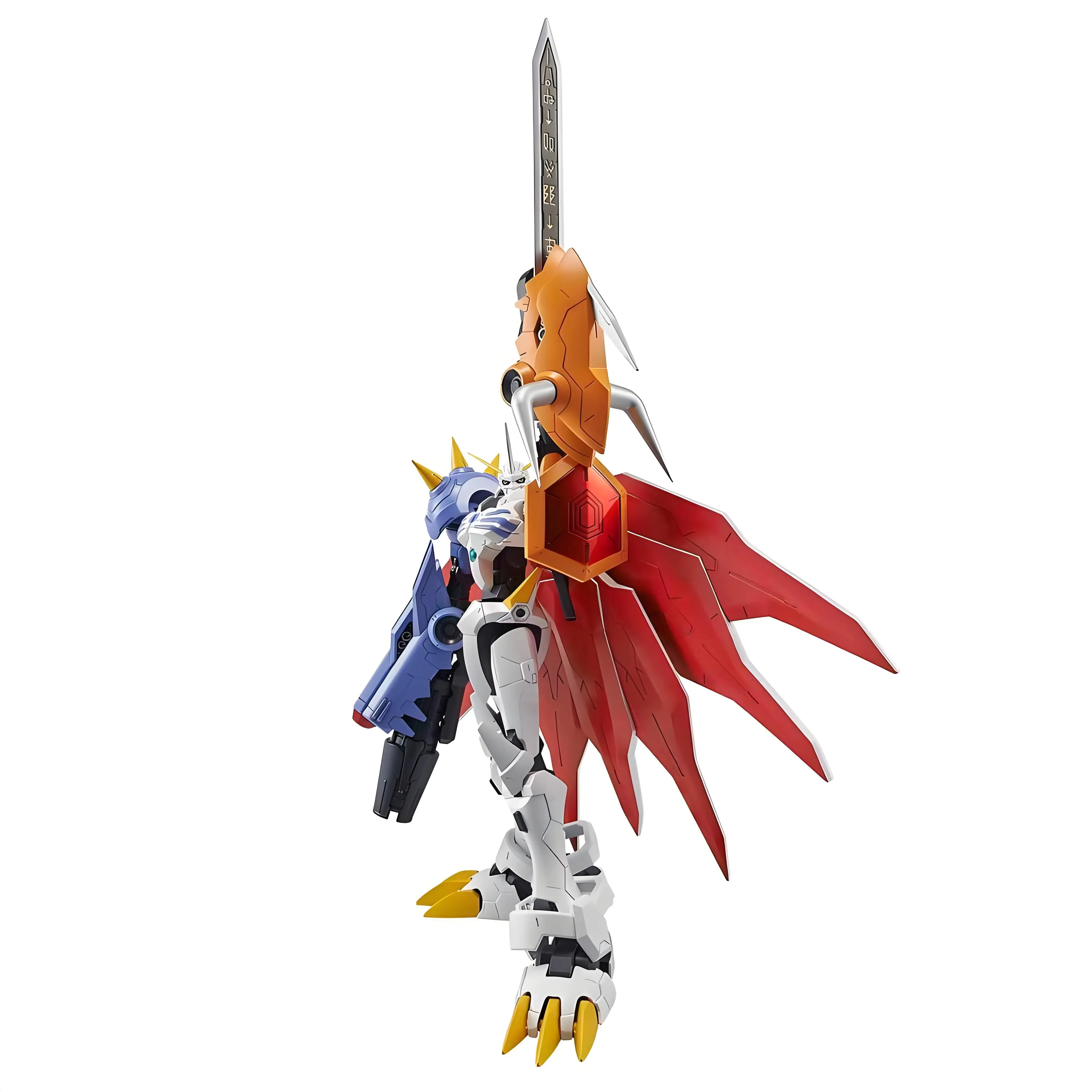 Bandai original omegamon amplificado figura-ascensão padrão frs digimon anime figura de ação montagem brinquedos modelo coleção brinquedo presentes