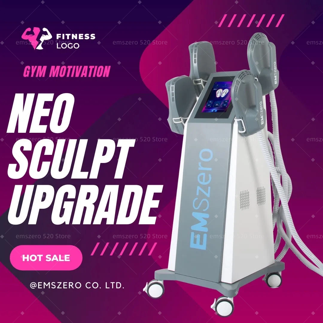 

Professional Emszero Body Sculpt Machine Neo RF EMS Slimming Device for Muscle Stimulation Hiemt Fat Reduction CE Certified