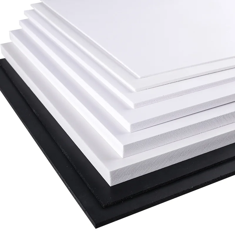 5 stks 300x200mm Wit/Zwart PVC foam board Voor DIY Building model materialen Handgemaakte Model maken materiaal plastic platte board