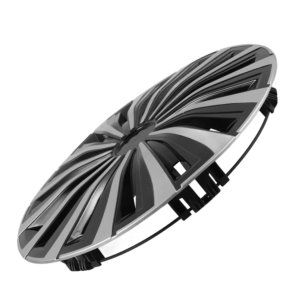 14 بوصة غطاء محور العجلة البلاستيك الزخرفية سيارة Hubcap مقاومة للخدش سهلة التركيب العالمي صالح للمركبات عجلة السيارات