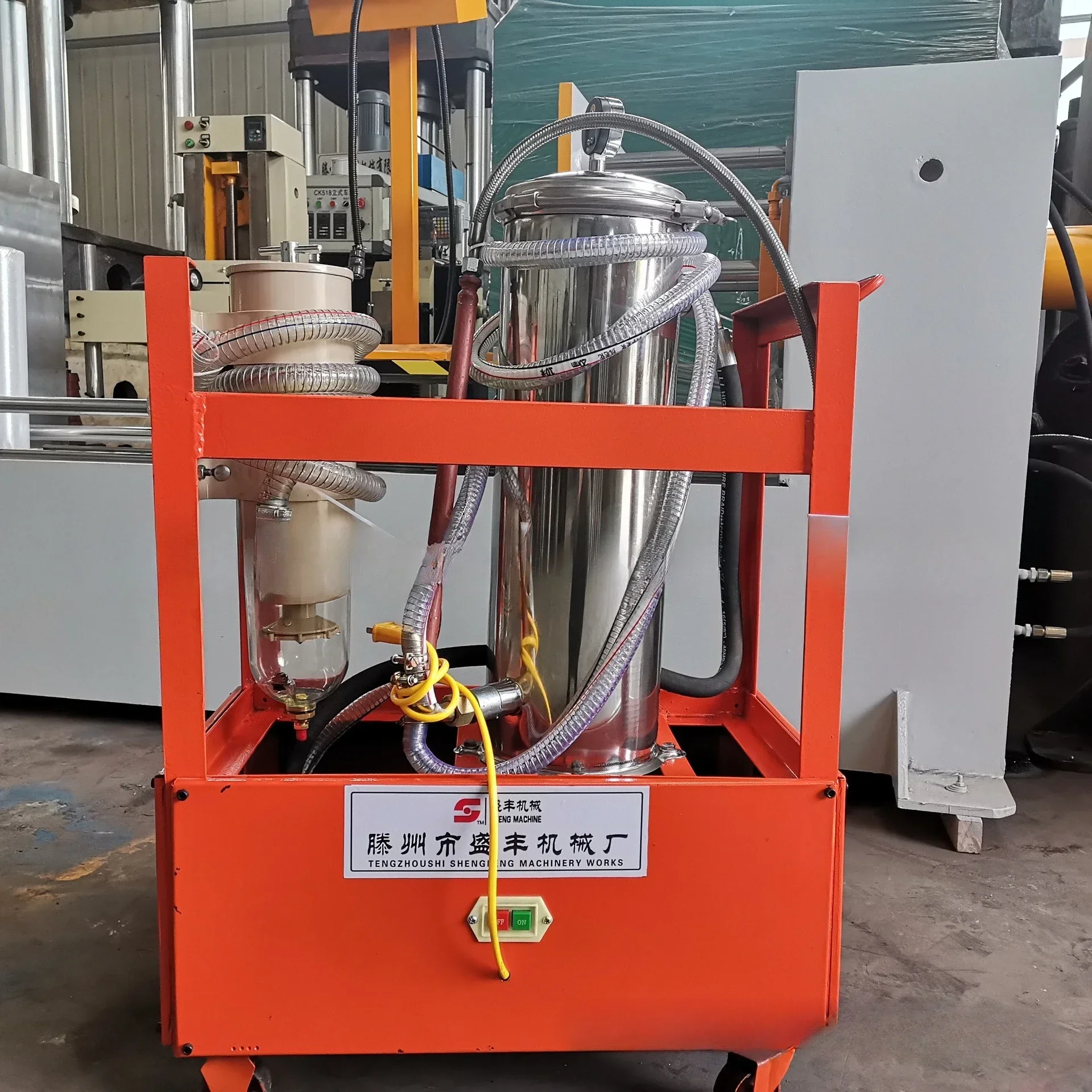 Multi-functional Diesel Tank Cleaning, Cart Diesel Tank Cleaning Machine To Filter Fuel Tank Impurities