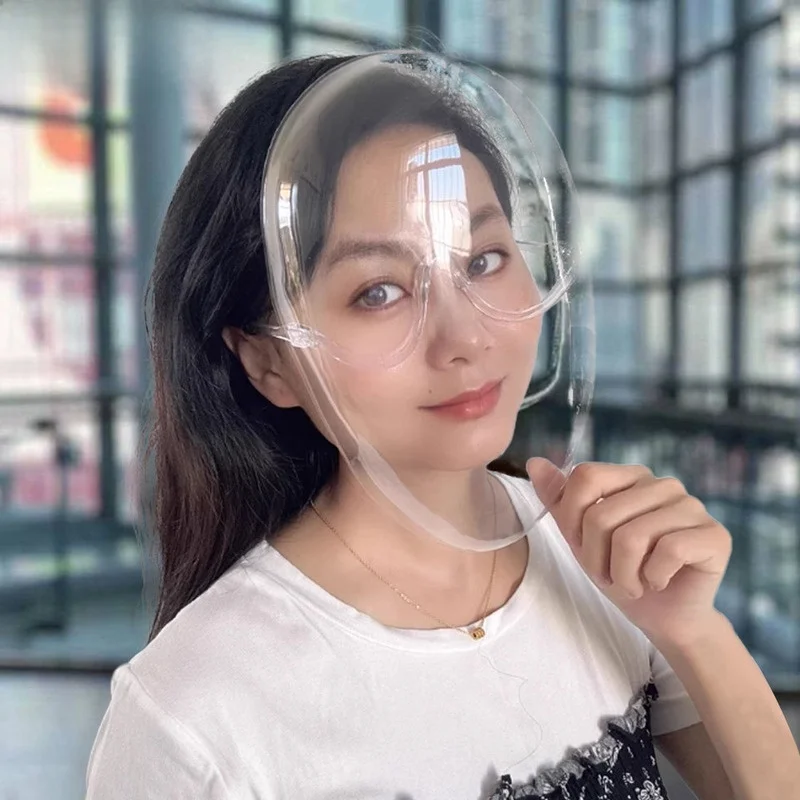 Full-Face Kitchen Cooking Mask Oil-Spatter Proof Oil-Vapor Proof Cooking Guard Face Protection Special-Purpose Protective Hood