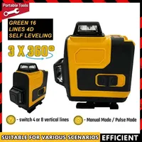 Fit Dewalt Laser Level 360 Green 16 Lines 4D Self Leveling 360 Horizontal Vertical Super Powerful Beam Construction ToolOriginal