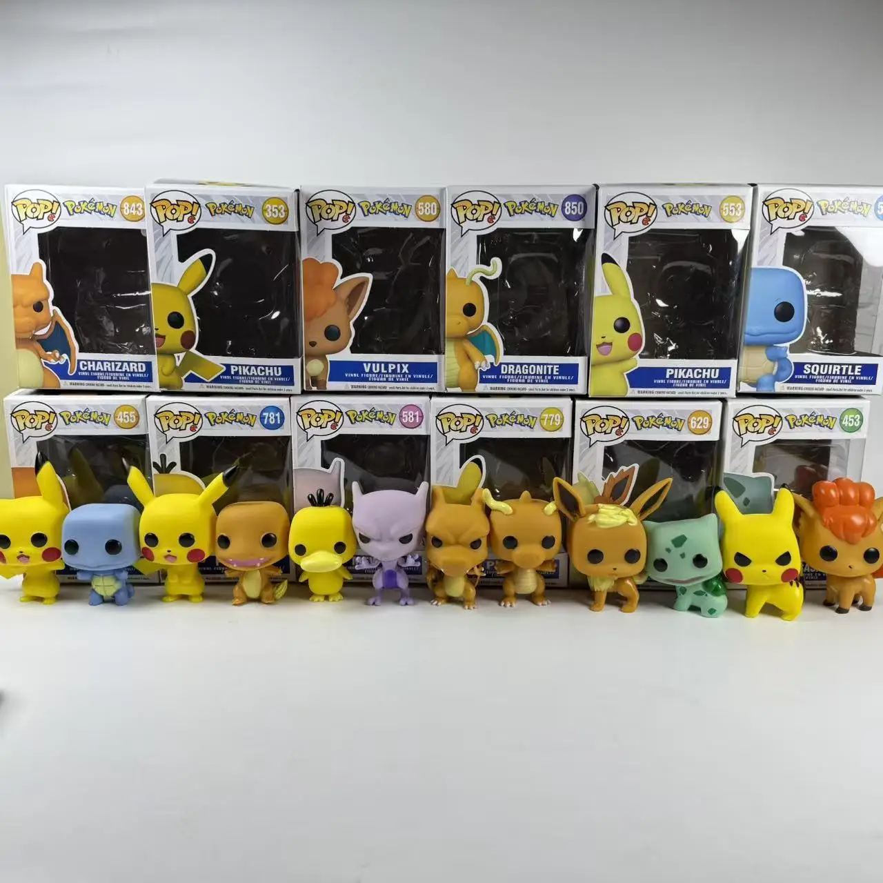 

10CM Funko POP Action Figures Pokemon PSYDUCK Pikachu Bulbasaur Charmander Figure Model Toys Vinyl Doll Collection for Kid Gift