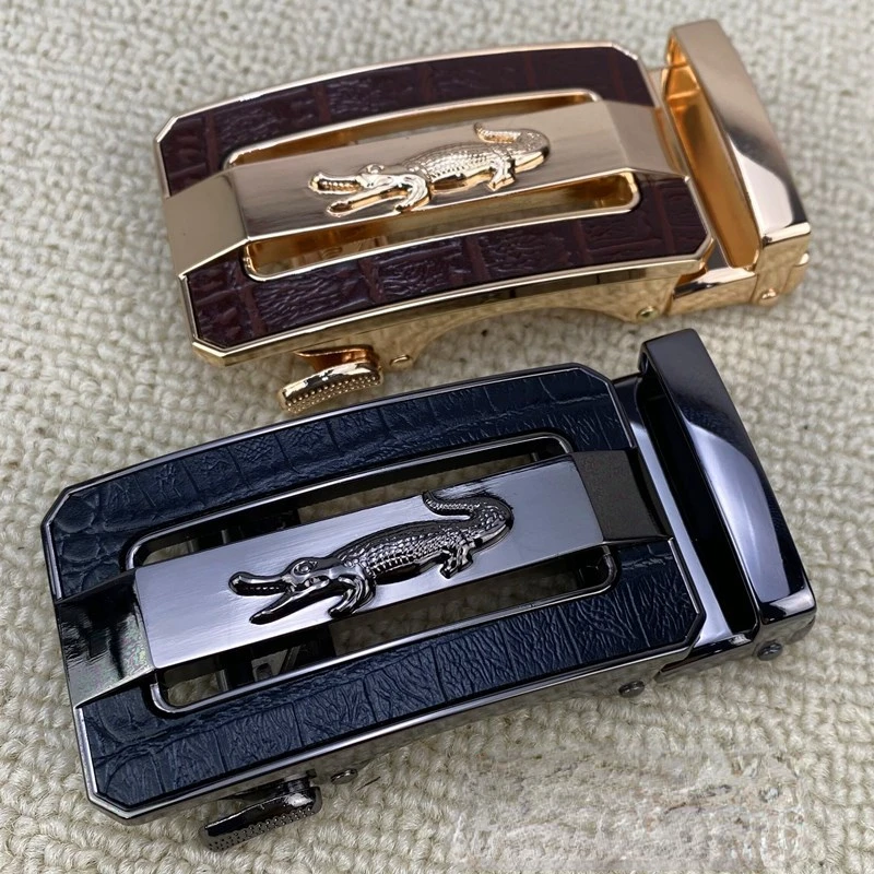 New Men\'s Zinc Alloy Automatic Belt Buckle Men Luxury Designer Buckle