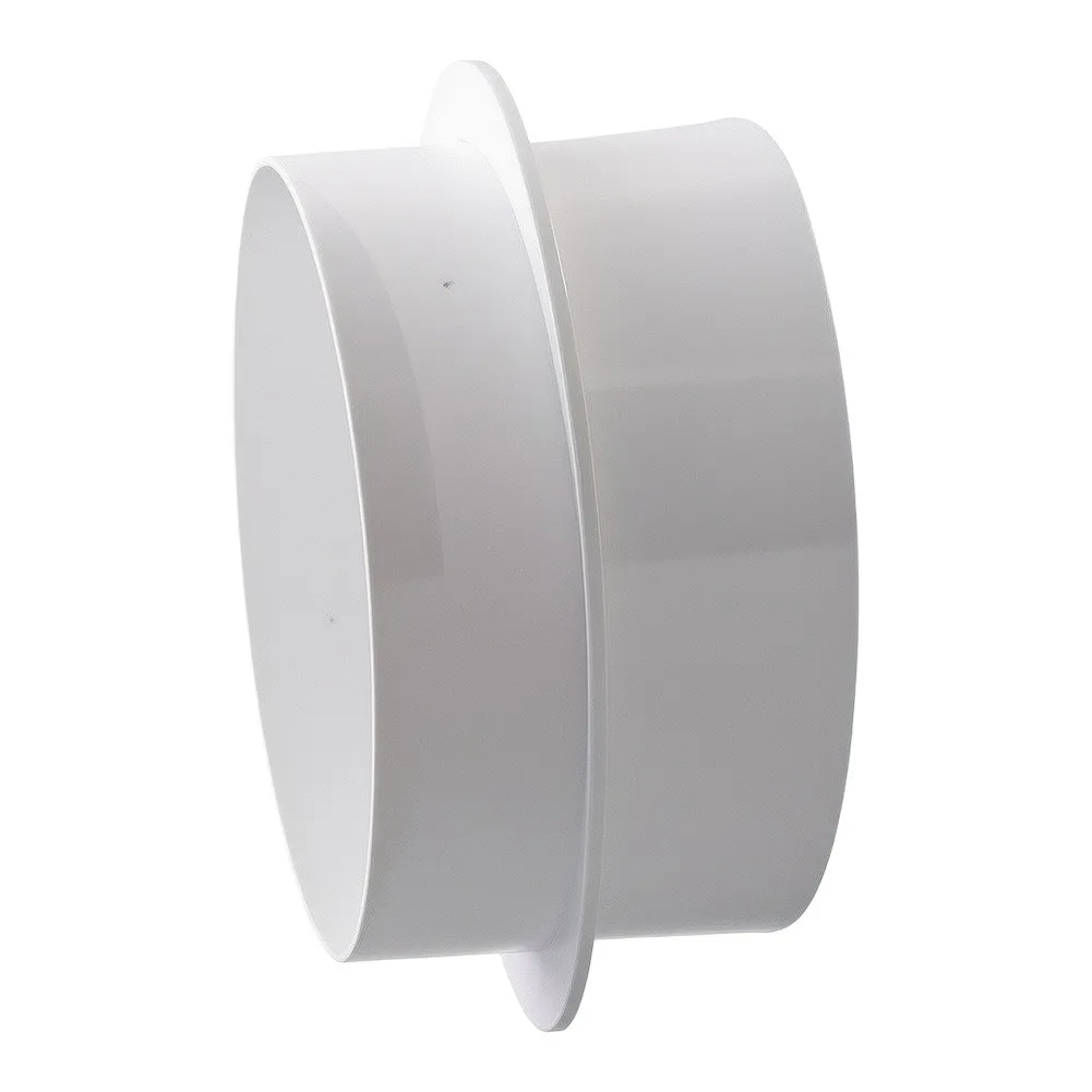 250mm PVC Check Valve for Fresh Air Intake Ducts For Exhaust Backflow Prevention in Mechanical Ventilation Setups