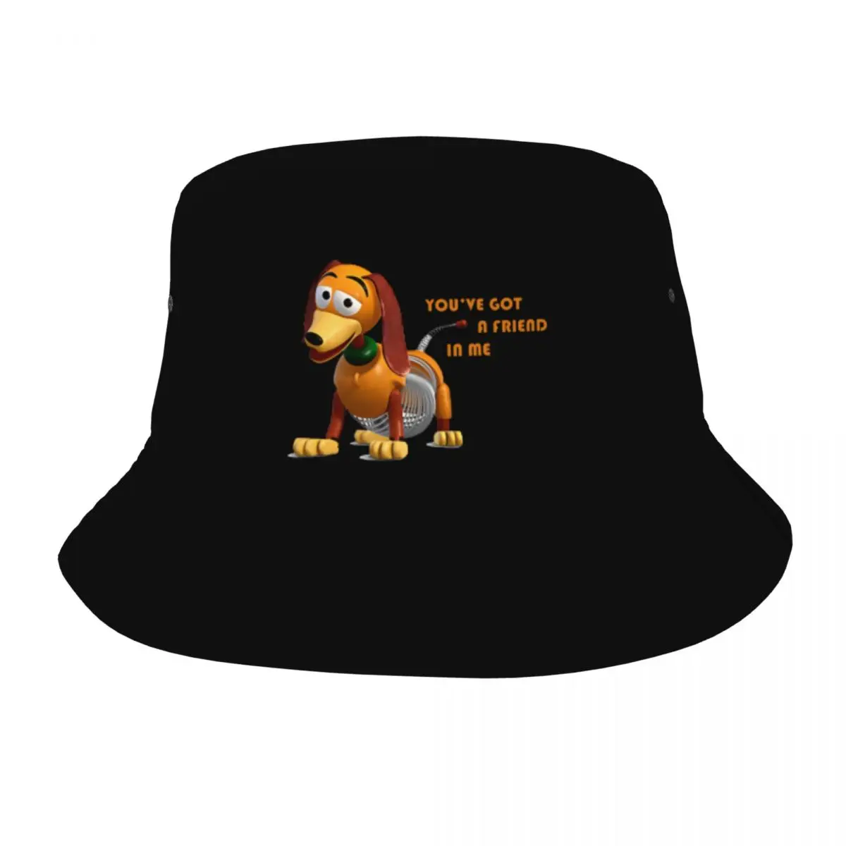 Spring Picnic Headwear You've Got A Friend In Me Slinky Dog Toy Story Stuff Bucket Hats Girl Sun Hats Session Hat Fishing Caps