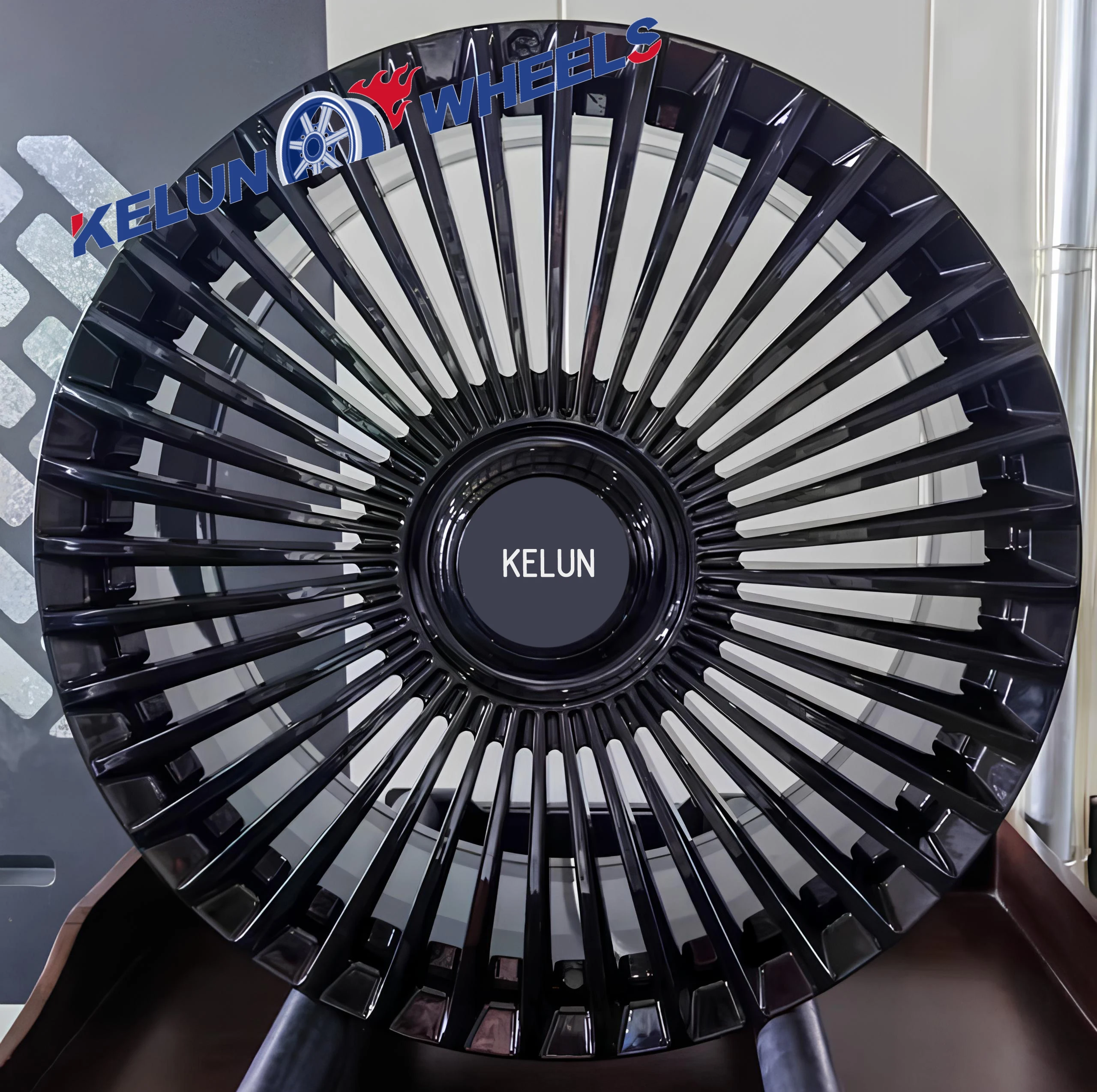 forgiato Wheel  22/24/26 Inch All Chrome Rims or Black Multi-spoke Forged Aluminum Alloy Wheels Concave Rims