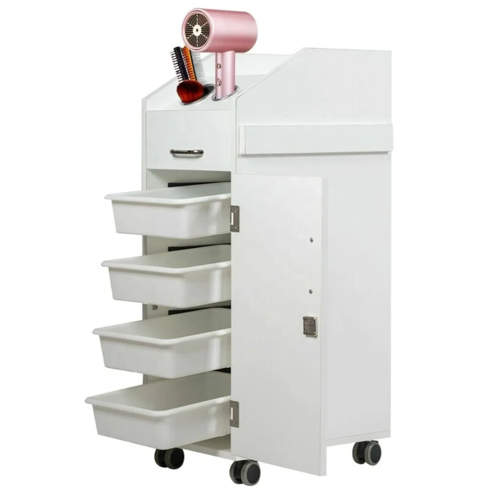 عربة صالونات التجميل المعدنية Wayfair بسعر رخيص، عربة صالون الشعر المتينة، عربة عمل لصالونات الحلاقة #2