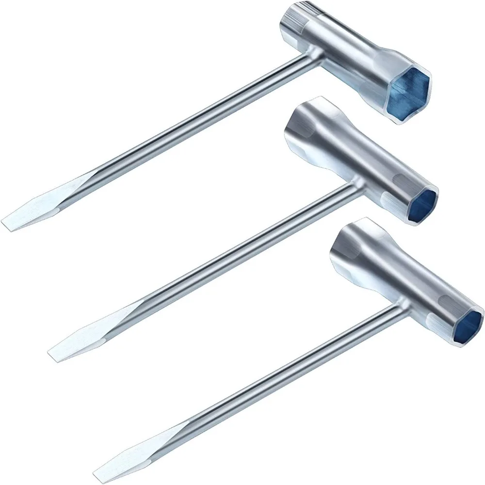 Chave mecânica multiuso de alta qualidade, cabeça dupla, resistente, chave t, 13/19mm, portátil, chave de corrente de serra, ferramentas de jardim