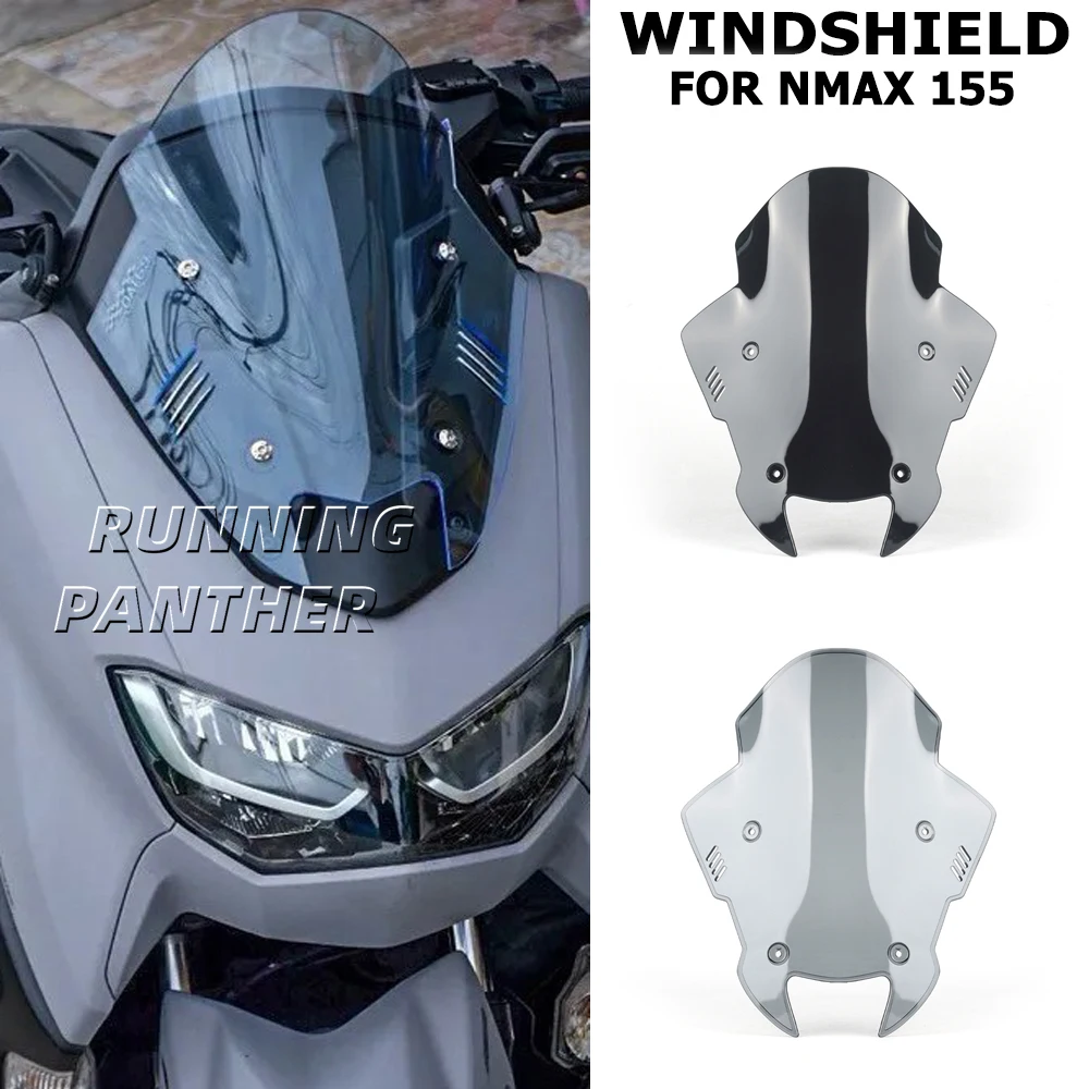 For Yamaha Nmax N-max 155 Nmax155 N-max155 2020-2024 Motorcycle Front Windscreen Windshield Wind Screen Shield Deflector Guard