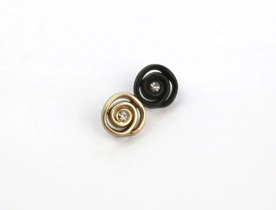 30pcs/lot Size:11mm Round Buttons with Crystal Stone Resin Shirt Button Scrapbooking DIY Accessories (ss-91)