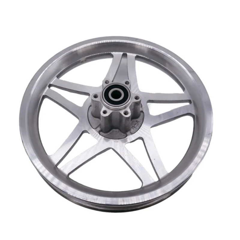 12 1/2 x 2 1/4 tire disc brake front wheel hub with peacock flower tire suitable for electric scooter folding electric bicycle