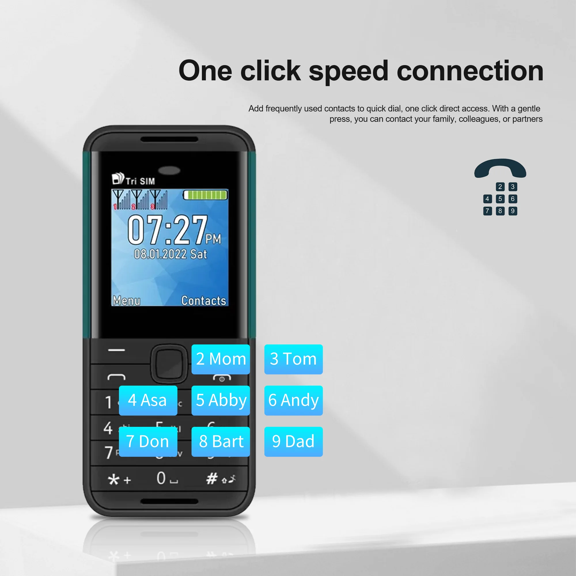 سيرفو BM5310 هاتف محمول صغير 2G GSM ماجيك صوت بلوتوث دعوة القائمة السوداء سرعة الاتصال الهاتفي MP4 راديو FM هاتف محمول صغير 3 سيم الاستعداد #2