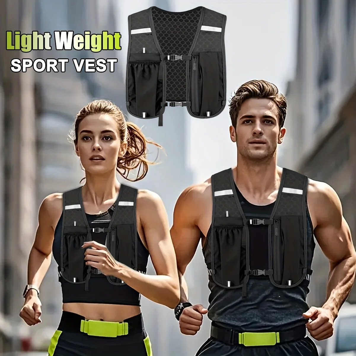 حقيبة معدات رياضية خفيفة الوزن مع حزام قابل للتعديل وإغلاق سريع - حقيبة ظهر متعددة الجيوب للصالة الرياضية والجري والمشي لمسافات طويلة والسفر #5