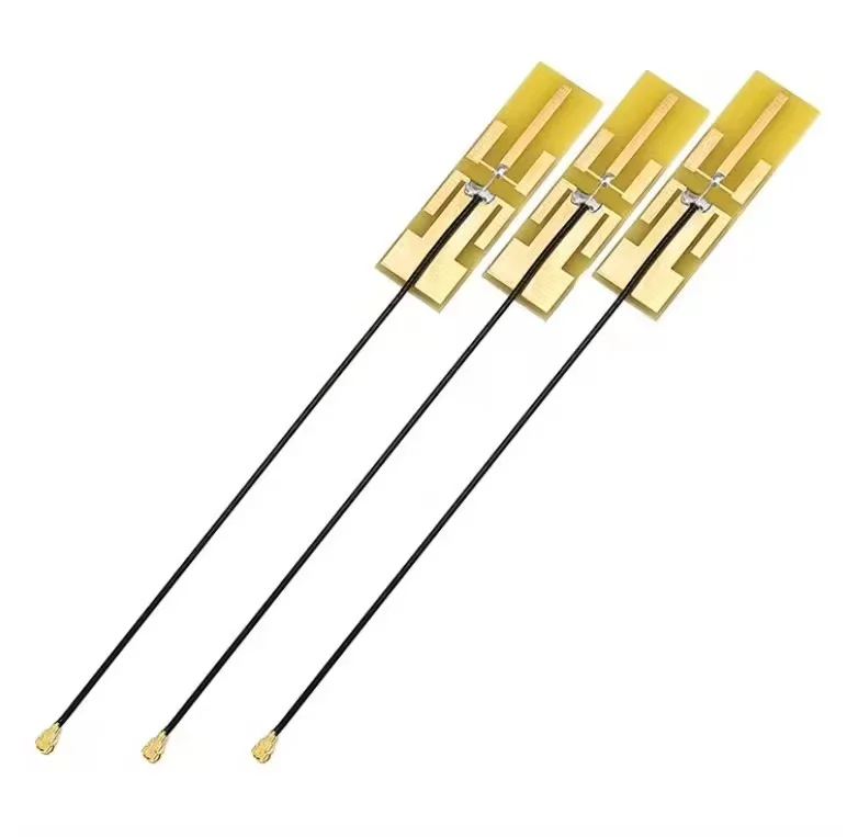2 Stück 2,4 GHz 5,8 GHz Dualband-WLAN-Antenne PCB interne Antennen mit 12 cm Kabel für M.2 7265 8265 9260 9560 AX200 Karte – Detail 2