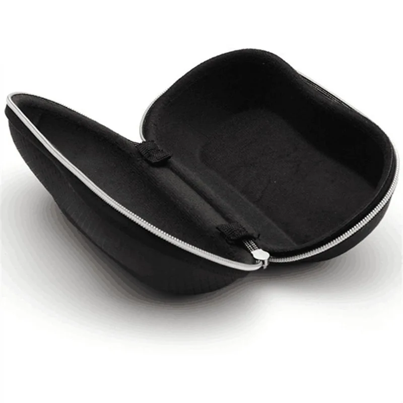 Men and Women Protective Glasses Case Sunglasses Hard Case Travel Protective Glasses Bag Black Portable Accessories Zipper Box