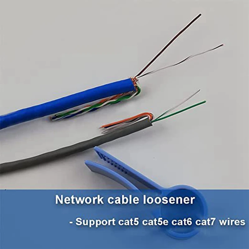 Network Cable Untwist Tool, Wire Straightener For CAT5/CAT5E/CAT6/CAT7 Wires Pair Separator Tools